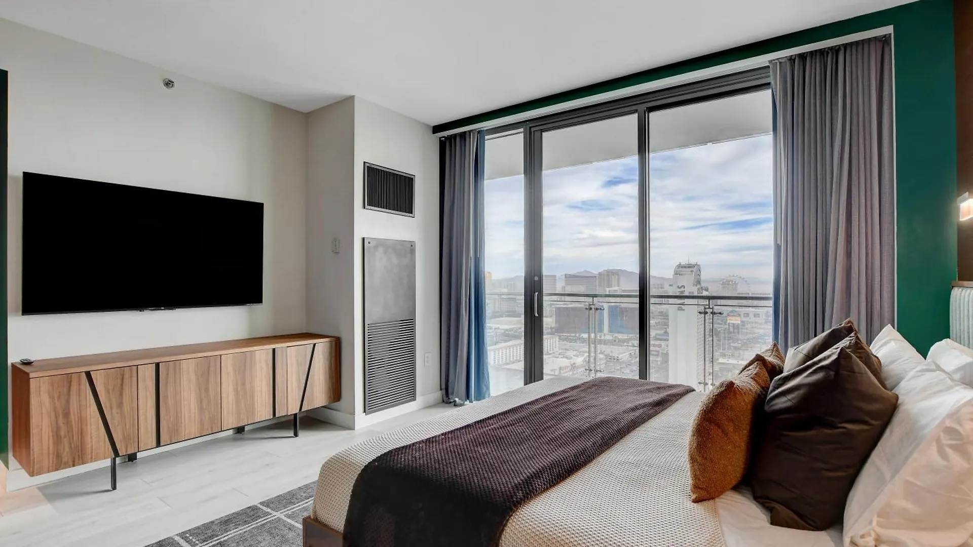 37Th Floor Studio Strip View Palm Place Resort Las Vegas Appart hôtel